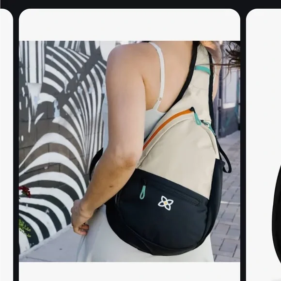 NEW! Sherpani Black and Gray Camo Sling Bag - Picture 3 of 9